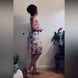 Mismash Floral Knee High Dress